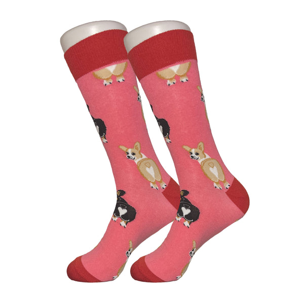 Pink Chihuahua Dog Socks