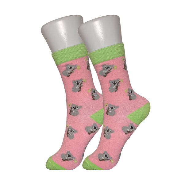 Pink Koala Socks
