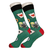 Green Poker Socks - Sock Bro 