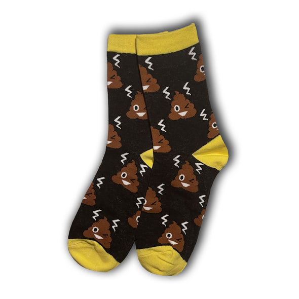 Women's Poo Emoji Socks