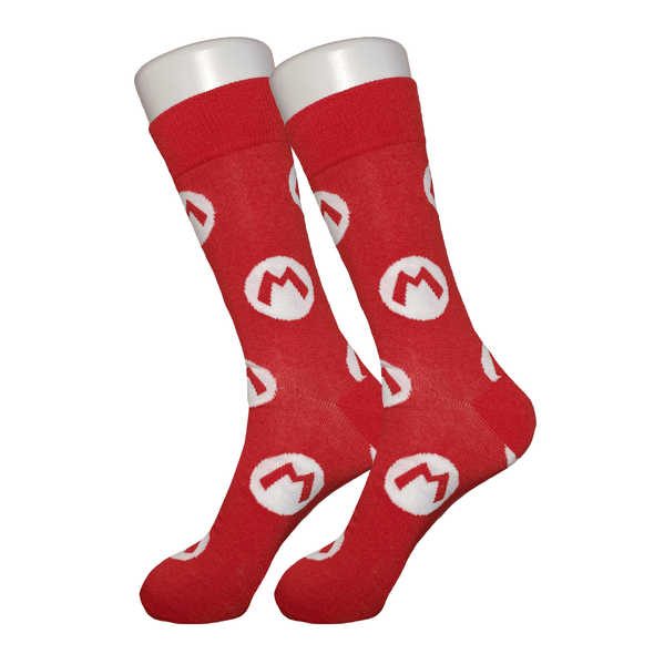 Red Mario Socks