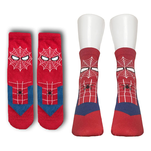 Red Superhero Socks