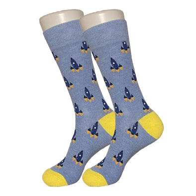 Blue Rocket Socks