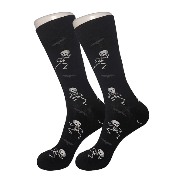 Black Skeleton Socks